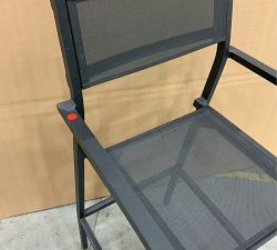 Open Box: Fiji Metal &amp; Mesh Bar Stool (30") - Black