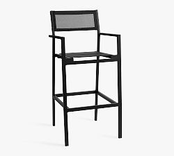 Open Box: Fiji Metal &amp; Mesh Bar Stool (30") - Black