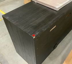 Open Box: Folsom Glass Media Console (73") - Charcoal