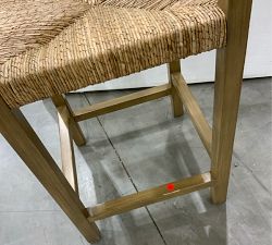 Open Box: Malibu Woven Counter Stool (24") - Honey