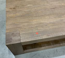 Open Box: Rockport Square Reclaimed Wood Coffee Table (44") - Cocoa Brown