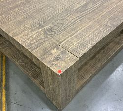 Open Box: Rockport Square Reclaimed Wood Coffee Table (44") - Sierra