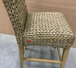 Open Box: Seagrass Counter Stool (27") - Gray Wash