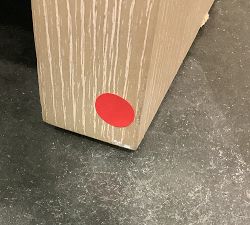 Open Box: Modern Farmhouse Modular Glass Cabinet (34") - Fog