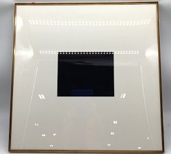 Open Box: Stowe Modern Metal Frames, 25" Sq (8"x10" Opening) - Brass