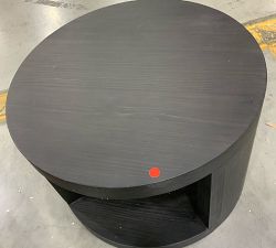 Open Box: Folsom Round Nesting Coffee Table (24" Diam.) - Charcoal
