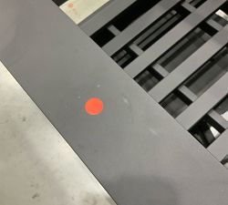 Open Box: Malibu Metal Swivel Outdoor Lounge Chair Frame - Black