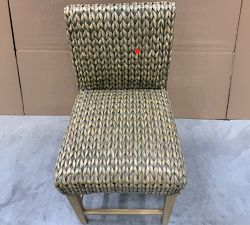 Open Box: Seagrass Counter Stool (27") - Gray Wash