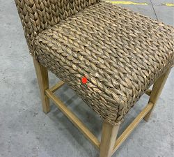 Open Box: Seagrass Counter Stool (27") - Gray Wash