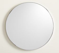 Open Box: Linden Round Mirror (30") - Chrome