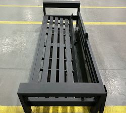 Open Box: Malibu Metal Grand Outdoor Sofa Frame (97") - Black