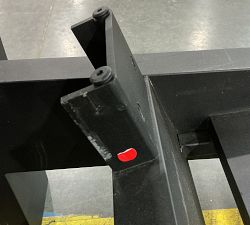 Open Box: Malibu Metal Grand Outdoor Sofa Frame (97") - Black