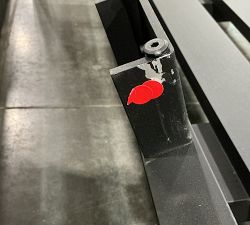 Open Box: Malibu Metal Grand Outdoor Sofa Frame (97") - Black