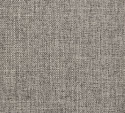 Open Box: Bennett Upholstered Swivel Desk Chair - Basketweave Slub Ash, Seadrift