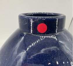 Open Box: Boatright Vase, Large (12"Diam, 17"H) - Blue Glazed