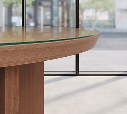 Dietrich Elliptical Glass Communal Table Top