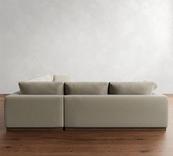 Dream Wood Base 3-Piece L-Shaped Sectional (120")