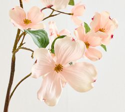 Faux Peach Dogwood Branch