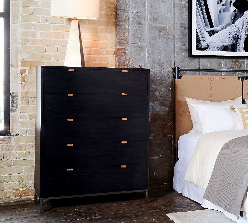 bedroom large dresser 6-Drawer Double Wide Chest of Drawers Bedroom Storage Furniture With its simple Graham 5-Drawer Tall Dresser, Auburn
