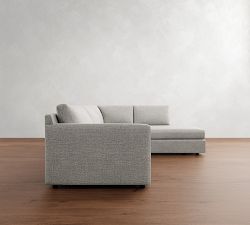 Pacifica Slim Arm Return Bumper Sectional (102"&ndash;106")