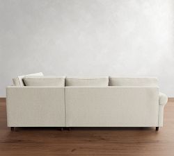PB Comfort Roll Arm 3-Piece Sectional (108")