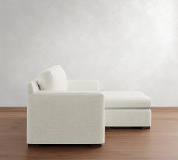 Shasta Square Arm Reversible Chaise Sleeper Sectional (84")