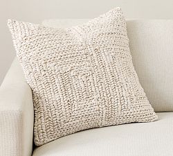 Braided Jute Pillow Cover