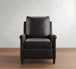 Tyler Roll Arm Leather Recliner
