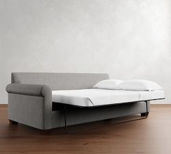 York Roll Arm Deep Seat Side Sleeper Sofa (97")