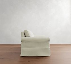 York Roll Arm Slipcovered Sleeper Sofa (75"&ndash;84")