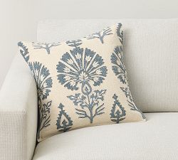 Bloom Embroidered Pillow Cover