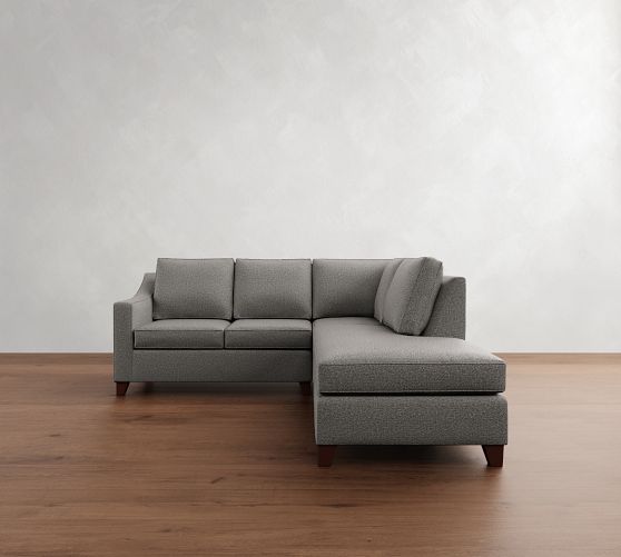 Cameron Slope Arm 3-Piece Bumper Sectional (93") by Pottery Barn