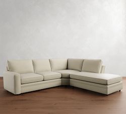 Pearce Square Arm 3-Piece Bumper Sectional (118")