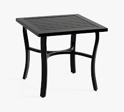 Riviera Metal Square Outdoor Side Table (22")