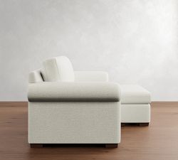 Shasta Roll Arm Reversible Chaise Sectional (84"&ndash;85")