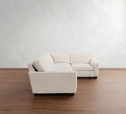 Turner Square Arm 3-Piece Sectional (106"&ndash;110")