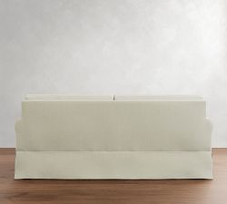 York Roll Arm Slipcovered Sleeper Sofa (75"&ndash;84")