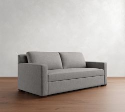 York Square Arm Trundle Sleeper Sofa (89")