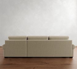 Big Sur Roll Arm Chaise Sectional (115"&ndash;157")