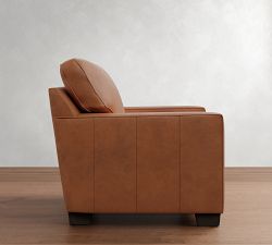 Buchanan Square Arm Leather Chair