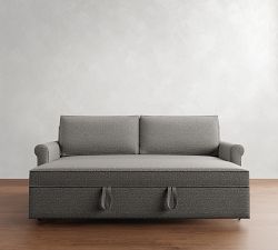 Cameron Roll Arm Trundle Sleeper Sofa (86")