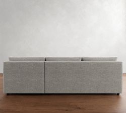 Pacifica Slim Arm Chaise Sectional (101")