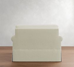 York Roll Arm Deep Seat Slipcovered Chair and a Half