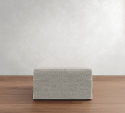 Big Sur Slipcovered Sectional Ottoman