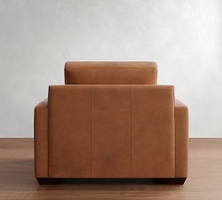 Big Sur Square Arm Leather Chair