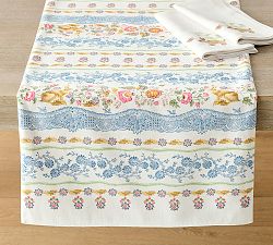 Botanical Bunny Cotton Table Runner