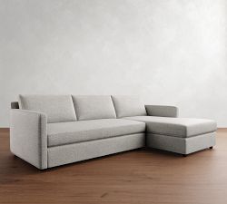 Pacifica Slim Arm Chaise Sectional (101")
