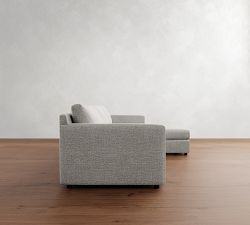 Pacifica Slim Arm Chaise Sectional (101")