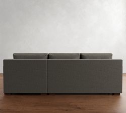 Shasta Square Arm Trundle Chaise Sleeper Sectional (101")