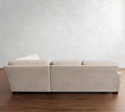 Turner Square Arm 3-Piece L-Shaped Sectional (106"&ndash;110")